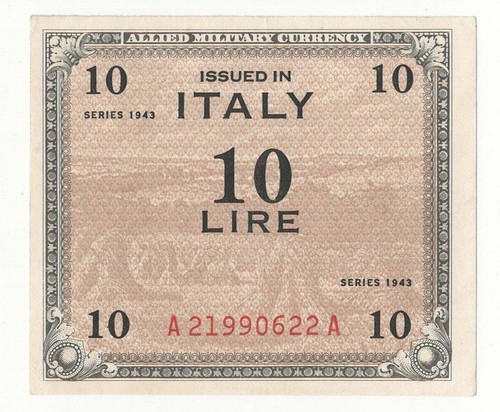 Lire serie 1943 - 10, am