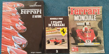 FERRARI LOTTO 3 LIBRI VINTAGE D'AUTORE SERGIO MASSARO PILOTI FENU MONDIALE 1975