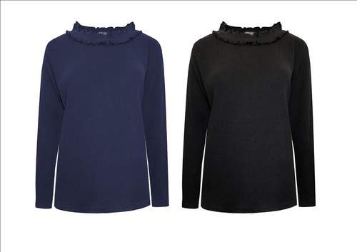 Top donna manica - lunga, a