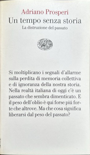 Libro tempo senza storia - libro,