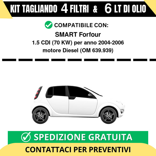 Tagliando per smart forfour - tagliando,