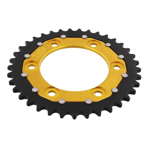 Pignone alluminio oro denti - alluminio, 37