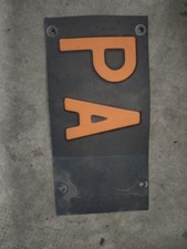TARGA PALERMO SIGLA PA TARGA