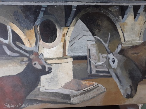 Quadro olio tela 120x80 - olio, di