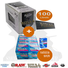 Cartine Rizla Silver Corte + Filtri Rizla Slim 6mm – Kit 2in1 Originale Rolling