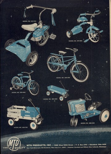 1964 carta pubblicitaria mtd - pubblicitaria,