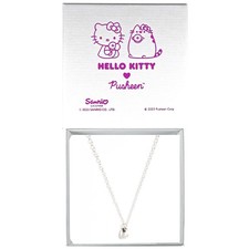 Licensed to Charm - Collana con ciondolo Hello Kitty as Pusheen in argento sterling