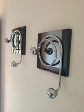 Pair of Wall Coat Hangers (Circa 1970) - Willy Rizzo