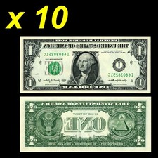 Lotto di 10 banconote Stati