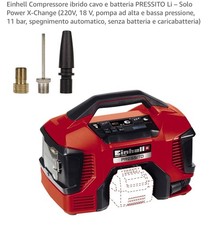 Einhell 4020460 Compressore Pressito Ibrido 11bar - Rosso