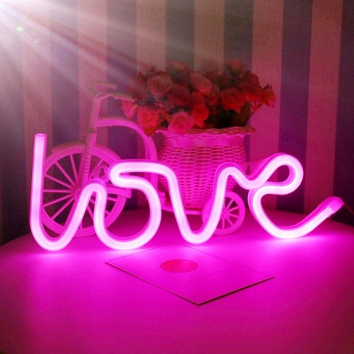 Lampada neon con scritta - neon,