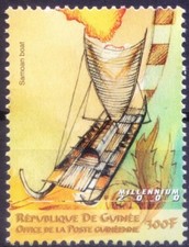 Guinea 2000 MNH, barca