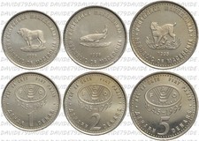 MACEDONIA - SERIE DI 3 MONETE 1 2 5 DINARI 1995 FAO  - FDC