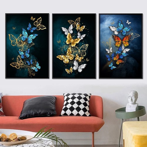 Farfalle wall art - farfalle, tela