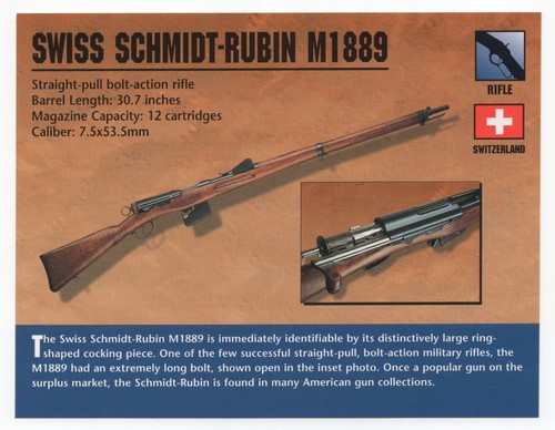 Swiss schmidt rubin m1889 - swiss,