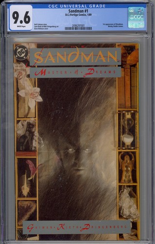 Sandman 1989 comics cgc - dc,