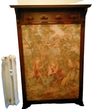 Appendiabiti da Parete in Legno con Arazzo Polìcromo