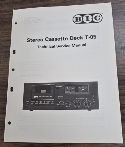 Bic cassette deck - bic, t-05