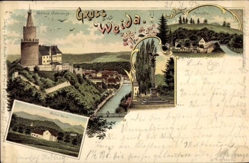 Litografia weida turingia - weida,