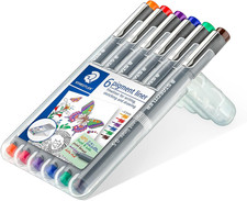 Pigment Liner - Penne Gel Colorate Ad Asciugatura Rapida, Penne Punta Fine Ideal