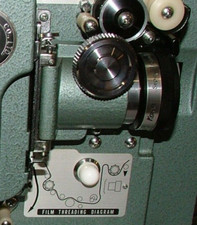 ELF EIKI SERIE ST/m 16 mm PROIETTORE ALLOGGIAMENTO OBIETTIVO COMPLETO & CANCELLO PELLICOLA