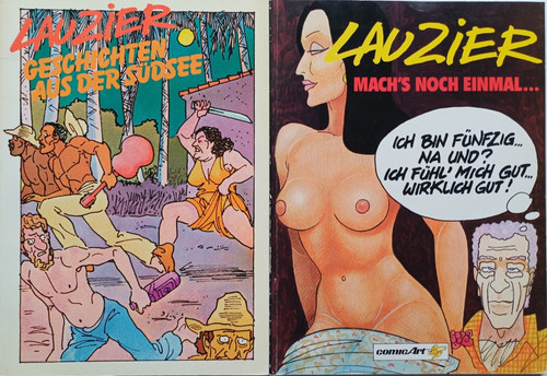 Lauzier comic art - lauzier,
