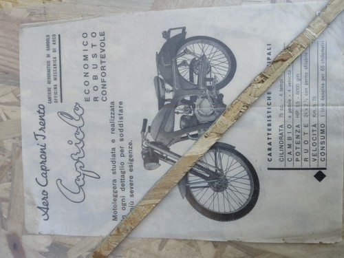 Depliant velina moto - , capriolo