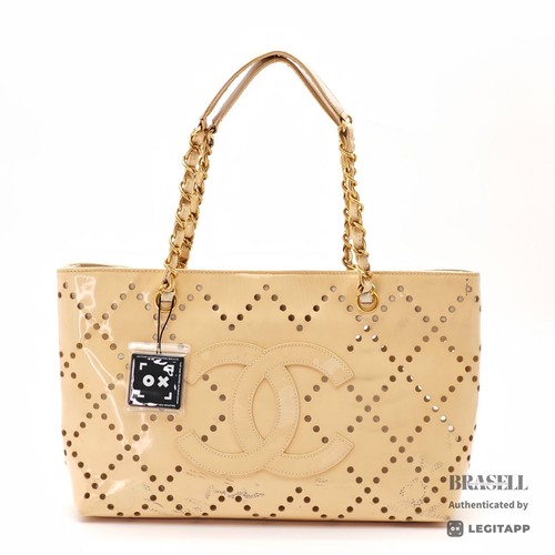 Borsa tote chanel logo - chanel,
