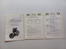 SEIMC GIO-CA Moto dischi freni Brembo flottanti anni 80 3 depliant originali