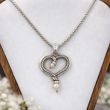 Collana cuore perle saggezza