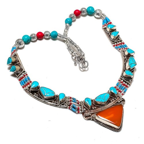Collana turchese corallo