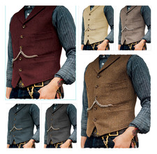 Gilet uomo tweed vintage