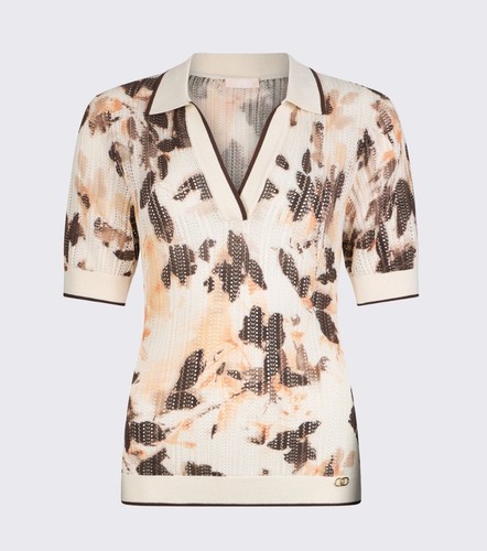 Polo maglia fantasia - , punzonata
