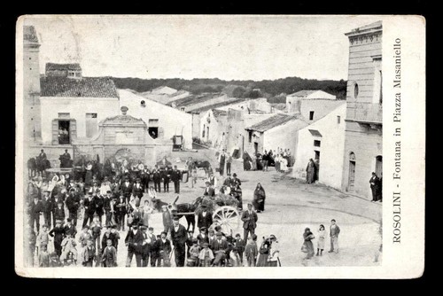 Cartolina rosolini fontana - rosolini,