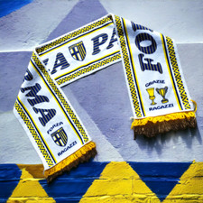 Sciarpa calcio Parma vintage 90S tifosi coppa delle coppe coppa italia  117x19,5