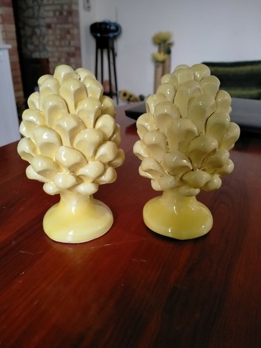 Coppia pigne ceramica di - pigne,