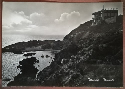 Talamone tramonto 1965 - -,