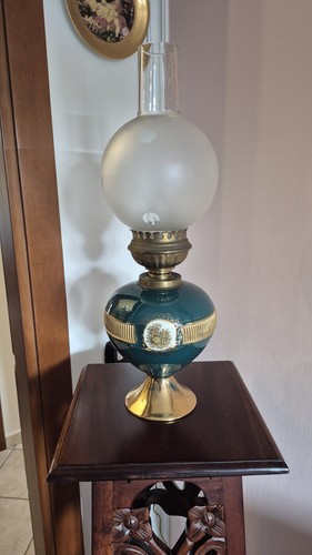 Lampada ceramica dipinta a - in,