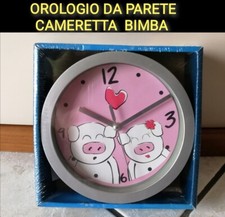 OROLOGIO DA PARETE CAMERETTA PER BIMBA NUOVO