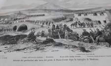 1870 _ INCISIONE _ GARIBALDINI _ PASSO CORESE _ BATTAGLIA DI MENTANA _ GARIBALDI