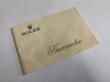 ROLEX Certificato Libretto