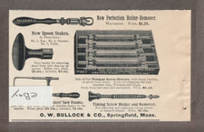 Vintage 1895 O.W BULLOCK