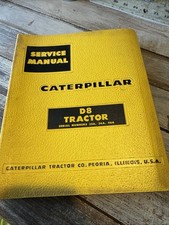 GATTO CATERPILLAR D8 D8H OFFICINA ASSISTENZA RIPARAZIONE MANUALE TRATTORE Dozer Book 35A 36A 46A