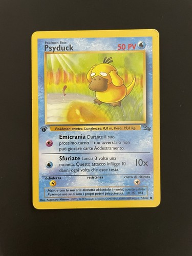 Pokemon psyduck prima edizione - pokemon,