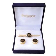 Burberry cufflinks tie clip - cufflinks, &