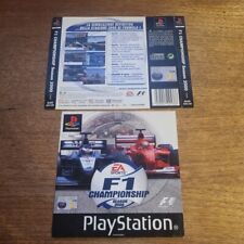 F1 CHAMPIONSHIP SEASON 2000 SOLO COPERTINA E MANUALE PS1 PLAYSTATION 1 NO GIOCO
