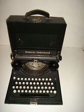 MACCHINA DA SCRIVERE D'EPOCA - ANTICA - PORTATILE DEUTSCHE UNDERWOOD