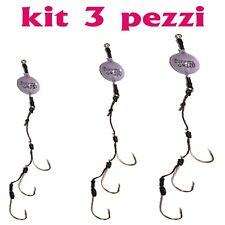 kit 3 Piombi Brutale Kab Piombo  inchiku Kab Kabura Pesca Vertical gr 75+100+120