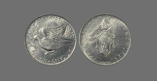Città del vaticano 100 - vaticano, lire