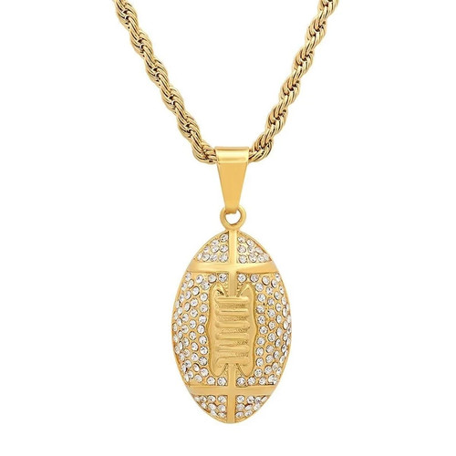 Ciondolo calcio diamante